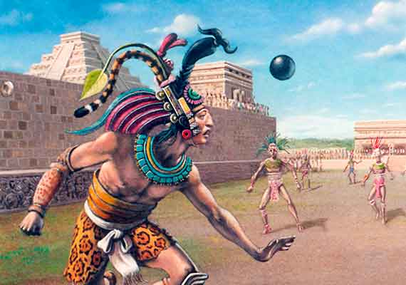 ///Monclem Ediciones, Publicación <em>Los Mayas</em>, Técnica: pintura acrílica, 1987