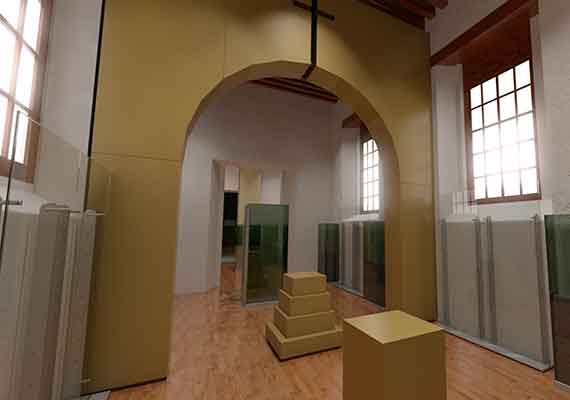 ///Realización de Renders o recorridos vistuales de proyectos arquitectónicos o museográficos, Diseño de Rogelio Granados Bárcenas, arDimu.com, 2013.